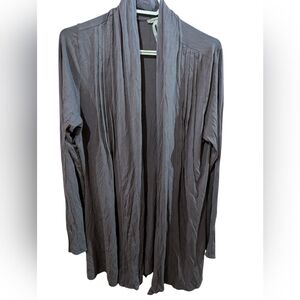 Dark Gray Purple Long Sleeve Shirt